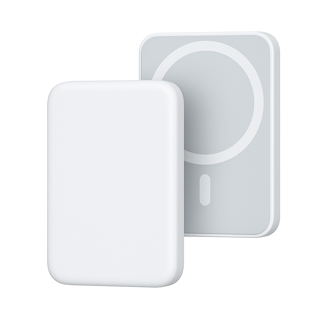 3000 mAh Broton Wireless Power Bank - Super Sleek, Magnetic, Fast-Charging Battery Pack