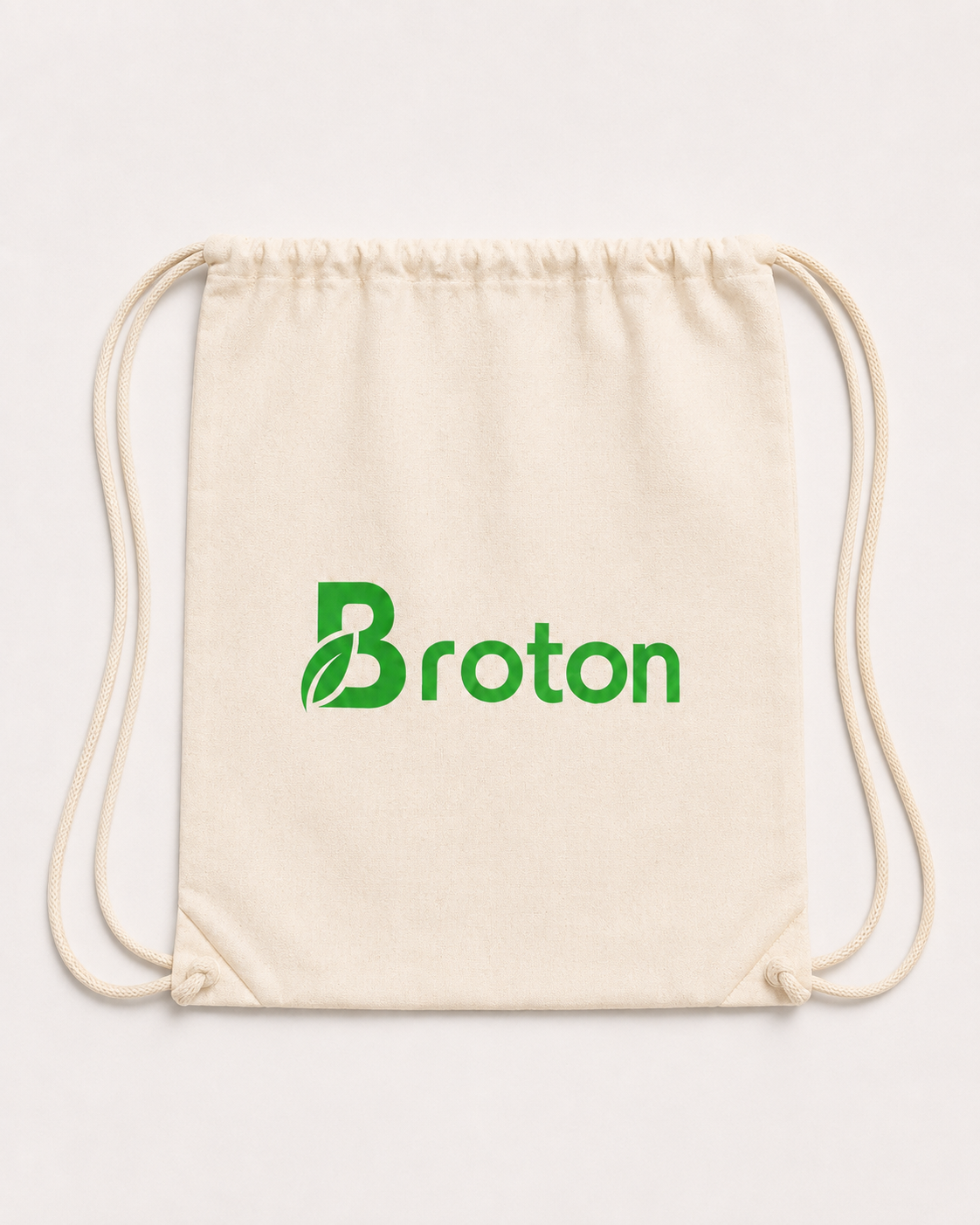 Unbleached Organic cotton drawstring backpack | Eco-friendly 100 % cotton clinch string bags