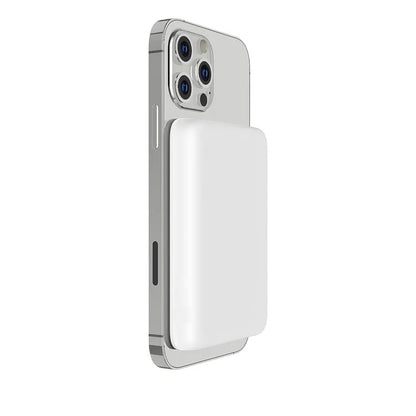 10000 mAh Broton Wireless Power Bank - Super Sleek, Magnetic, Fast-Charging Battery Pack