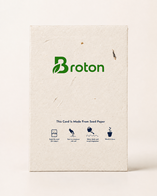 Seed Cover A6 Notebook | Plantable Notebooks after use made of ♻️ Recycled Paper
