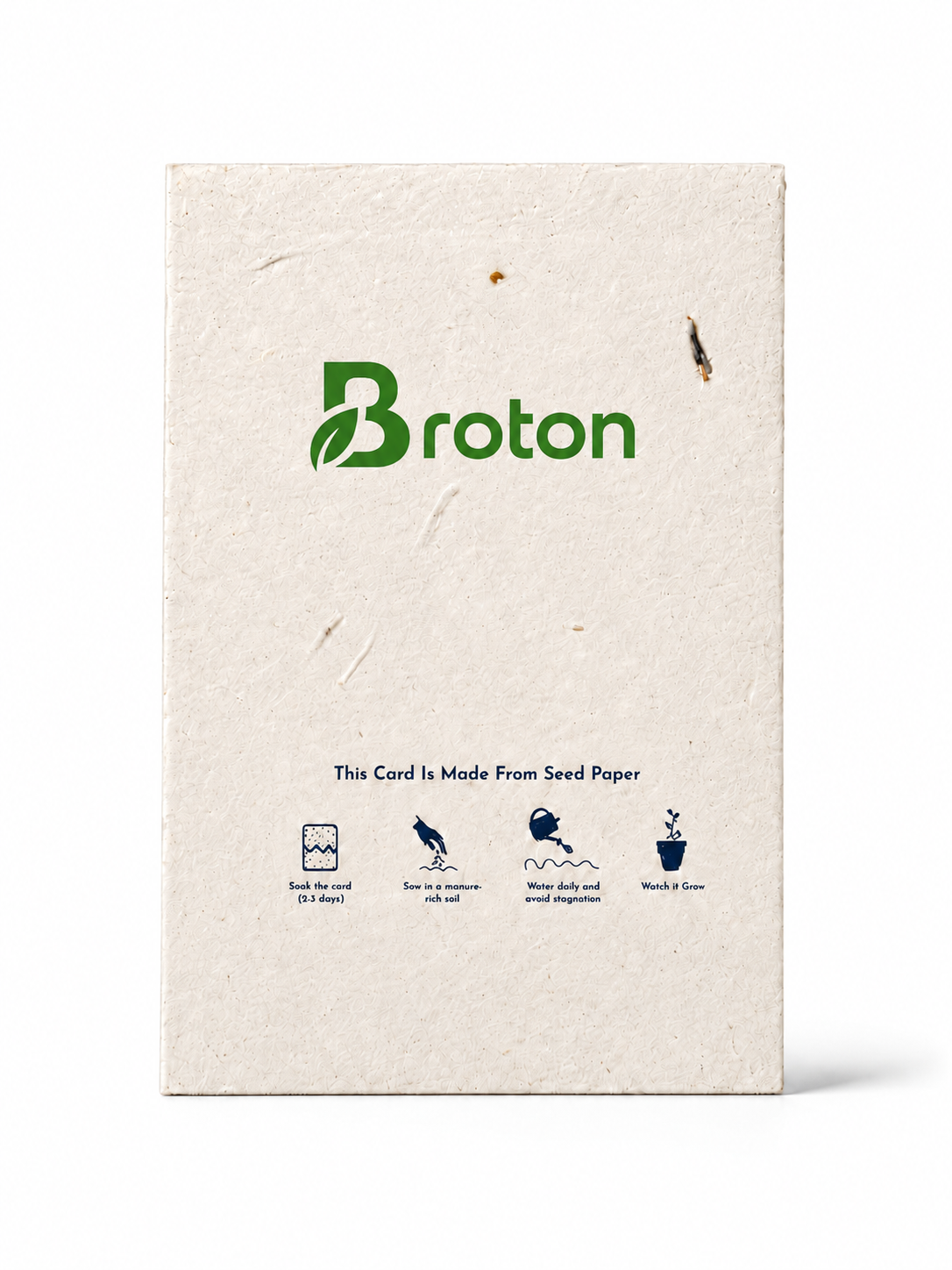 Plantable Pocket Notebooks · A6 size · Fully Recycled Unbleached Paper